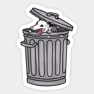 opossum trash cat Sticker